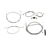 LA Choppers Stainless Standard Cable Kit for 12"-14" Handlebars (LA-8231KT-13)