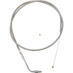 LA Choppers Stainless Throttle Cable for Stock Handlebars (LA-8100TH00)