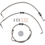 LA Choppers Stainless Brake Lines for 12"-14" Handlebars (LA-8230B13)