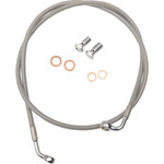 LA Choppers Stainless Brake Lines for 15"-17" Handlebars (LA-8153B16)