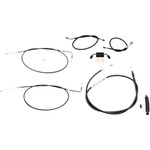 LA Choppers Black Vinyl Standard Cable Kit for 12"-14" Bars (LA-8211KT-13B)
