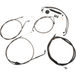 LA Choppers Midnight Standard Cable Kit for 12"-14" Bars (LA-8005KT-13M)
