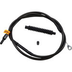 LA Choppers Midnight Clutch Cable for 12"-14" Handlebars (LA-8005C13M)