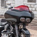 Klock Werks Kolor Flare 8" Red Windshield (KWW-01-0691)