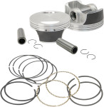 S&S 3.927" Big Bore Flat-Top Forged Piston Kit (106-3688)