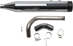 S&S Aluminum Chrome 2-1 Shadow Pipe Muffler (550-0829)
