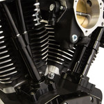 S&S Quickie Pushrods - Gloss Black Covers - '99-17 Harley Big Twins (930-0143)