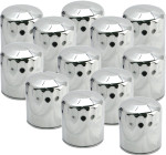 S&S Chrome Spin-On Oil Filters 12-Pack (310-0242)