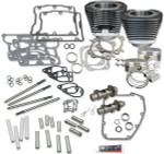 S&S 106" Big Bore Black Cylinder Hot Set Up Performance Kit (900-0354)