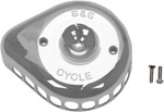 S&S Chrome Mini Teardrop Stealth Air Cleaner Cover (170-0367)