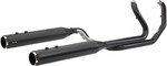 S&S Dual Stainless Steel Black 2-1 El Dorado Full Exhaust System (550-0679B)