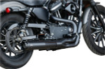 S&S Stainless Steel Black 2-1 Superstreet Full Exhaust System (550-0951)