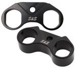 S&S Tappet Cuffs - Black - '06-up Harley Sportster (330-0741)