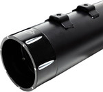 S&S Dual Black MK45 Slip-On Mufflers w/Black Tracer End Cap (550-0625)