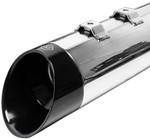 S&S Dual 4.5" Chrome MK45 Cutlass Performance Mufflers (550-1017)