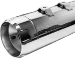 S&S Dual Chrome MK45 Slip-On Mufflers w/Chrome Thruster End Cap (550-0620)