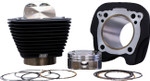 S&S 4.320" M8 Big Bore Black Cylinder & Piston Kit w/No Highlighting (910-0844)