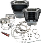 S&S 4.125" Standard Compression Big Bore Black Cylinder & Piston Kit (910-0221)