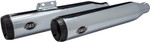 S&S Dual Stainless Steel Chrome Grand National Slip-On Mufflers (550-0738)