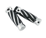 Bikers Choice Chrome Custom Grips Twist (498415)