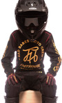 Fasthouse Grindhouse Golden Script Youth Girls MX Offroad Jersey