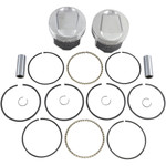 Wiseco 1340cc Evo Big Twin Forged Piston Kit +.020" 3.518" Bore (K1716)