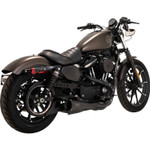 Vance & Hines Upsweep PCX Stainless Steel 2-into-1 Black Exhaust System (47328)