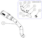 Vance & Hines Hi-Output Black Slip-On Exhaust Muffler (48429)