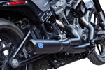 S&S Guardian Black Stainless Steel Qualifier 2-1 Exhaust System (550-1104)