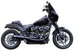 S&S Guardian Black Stainless Steel Qualifier 2-1 Exhaust System (550-1104)