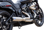 S&S Brushed Stainless Steel Qualifier 2-1 Exhaust System (550-1103)