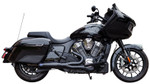S&S Guardian Black Stainless Steel Qualifier 2-1 Race Exhaust System (550-1084)