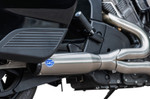 S&S Brushed Stainless Steel Qualifier 2-1 Race Exhaust System (550-1082)