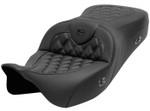 Saddlemen Heated Roadsofa Carbon/Black Lattice Stitch Seat (808-07B-206A0)