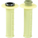 Renthal R Works Aramid Taper Half Waffle Lock On Gray Grips (G240)