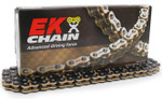EK 520 ZVX3 Black/Gold Sportbike Chain - 150 Links (520ZVX3-150KG)