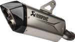 Akrapovic Silver Titanium Slip-On Muffler (S-B13SO4-HJGT)