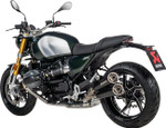 Akrapovic Black Titanium Double Conical Slip-On Muffler (S-B12SO25-HISSSBL)