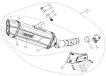 Akrapovic Titanium Slip-On Exhaust Muffler (S-Y7SO5-HGJT)