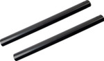 Custom Cycle 49mm 23.75" Length Black Diamond-Like Fork Tubes (710008)