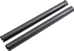 Custom Cycle 49mm 23.50" Length Black Diamond-Like Fork Tubes (T2012DL)