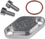 Works Connection Silver Billet Aluminum Block Off Plate (31-357)