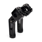 Arlen Ness Method Black 7" Softail Gauge Cut-Out Handlebar Risers (520-055)