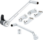 Arlen Ness Chrome 3" Extended Foot Control Kit (410-037)