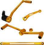 Arlen Ness Speedliner Gold Heel/Toe Foot Control Kit (420-101)