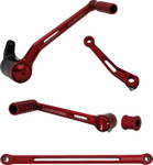 Arlen Ness Speedliner Red Heel/Toe Foot Control Kit (420-133)