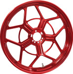 Arlen Ness 19" x 3.25" Speed 5 Forged Red Front Wheel (71-587)