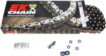 EK 530 ZVX3 Black/Gold Sportbike Chain 120 Links (530ZVX3-120KG)
