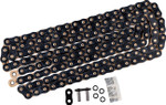 EK 530 ZVX3 Black/Gold Sportbike Chain 150 Links (530ZVX3-150KG)