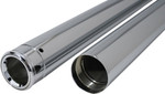 Custom Cycle 39mm 26.25" Length Ultra Chrome Fork Tubes (T 1346UC)